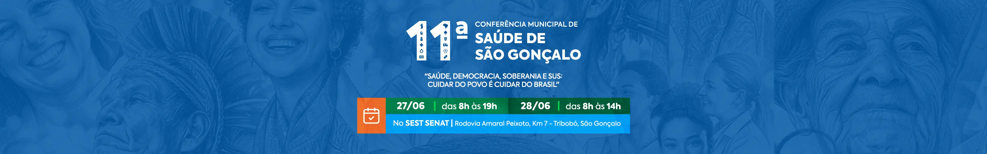 Banner Conferência Municipal de Saúde