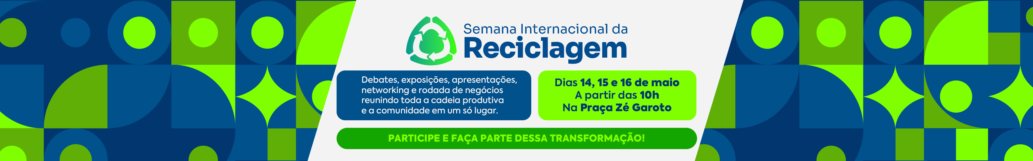 Banner semana internacional da reciclagem