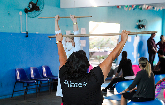 Como são as aulas de Pilates?