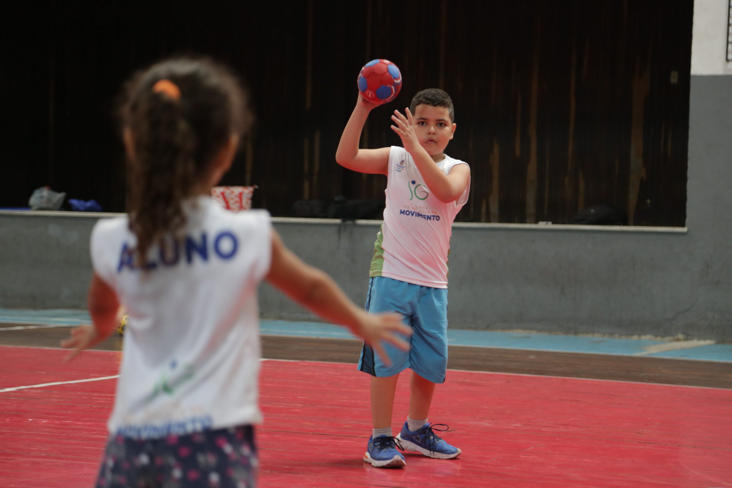 Festival de Esportes FEEMG na modalidade de handebol. 